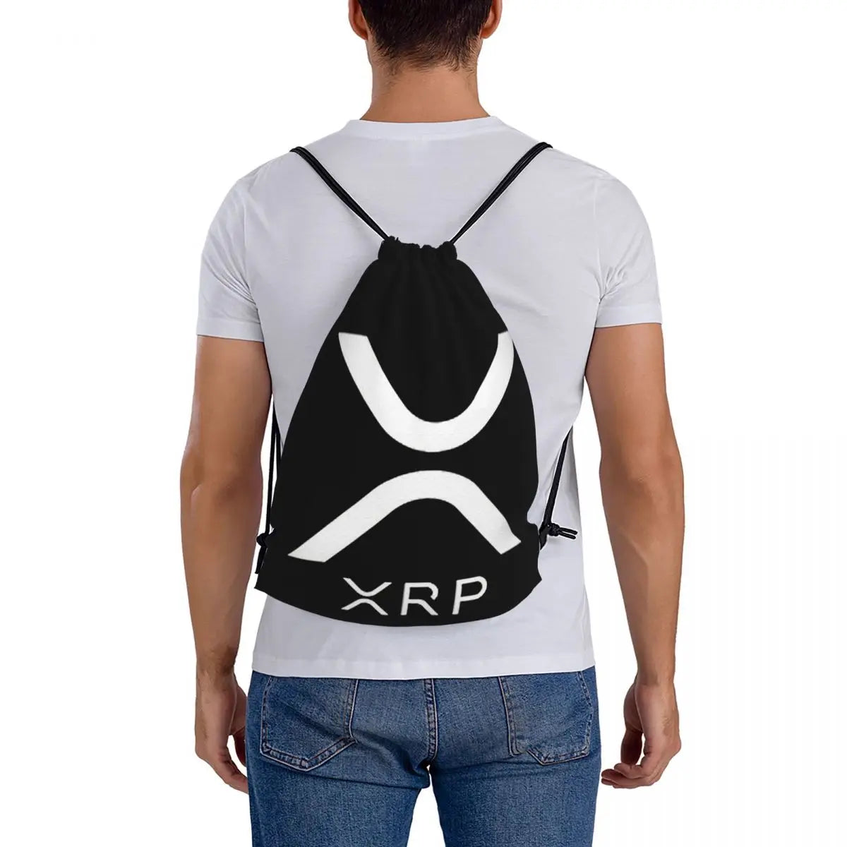 XRP Premium Drawstring Bags