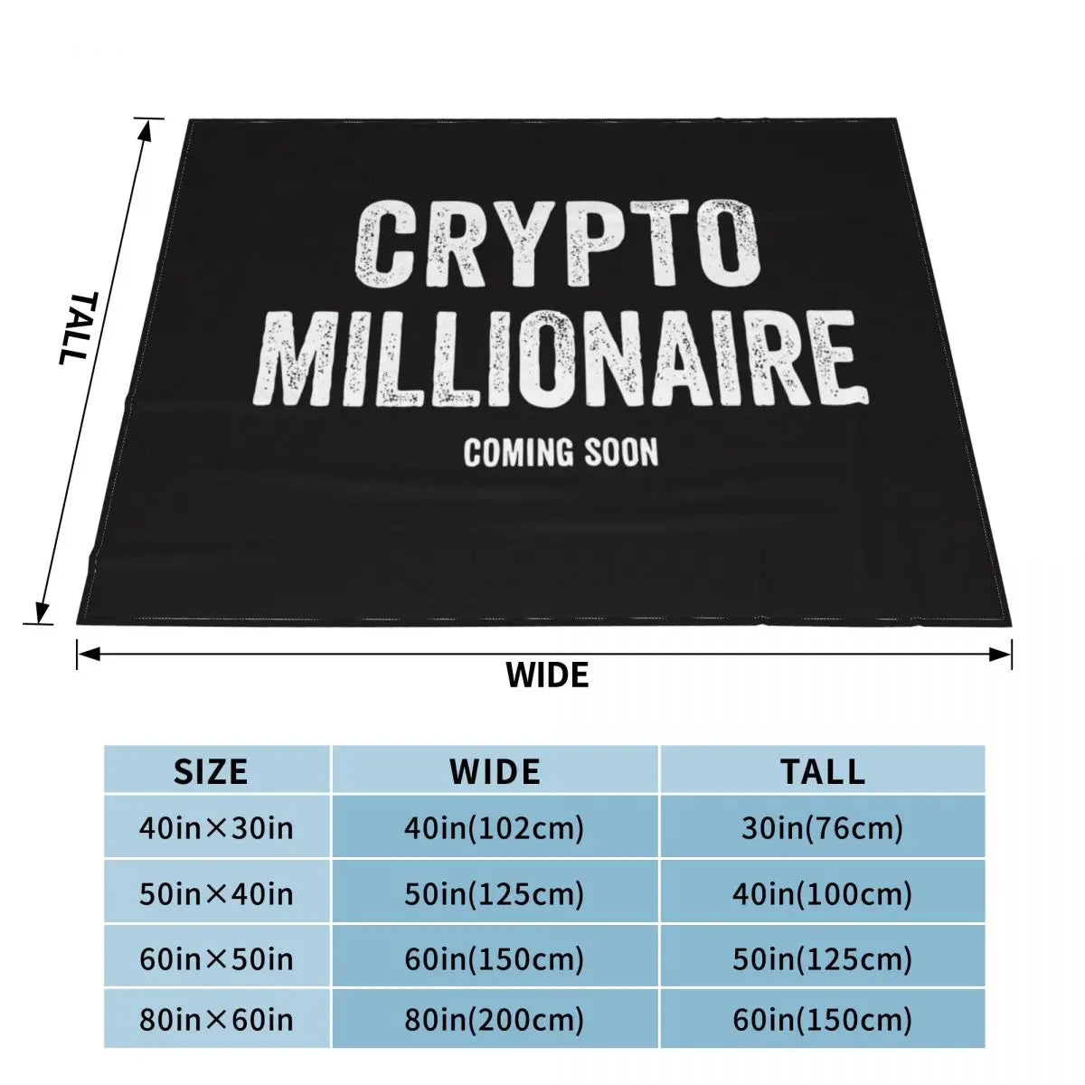 Crypto Millionaire  Blanket