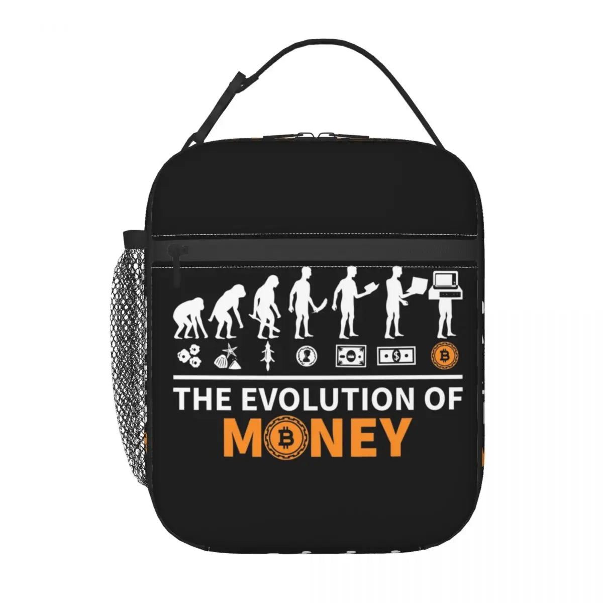 Evolution of Money Lunch Bag