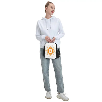 Crypto Bitcoin Lunch Tote Bag